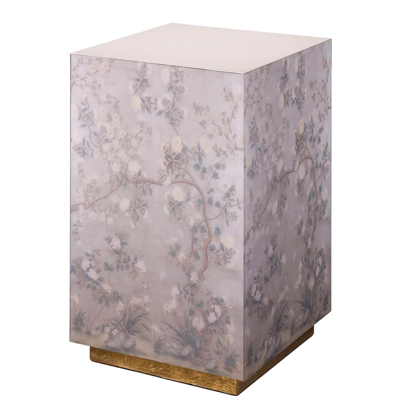 Jamie Young Company Garland Floral Accent Side Table, Lavender