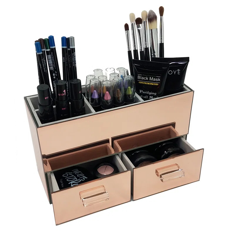 Vandue Corporation Olivia Wood Makeup Organizer