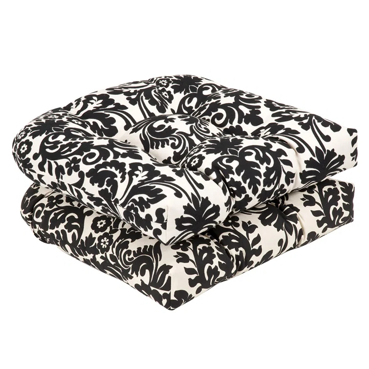 Pillow Perfect Outdoor 5'' Dining Chair Seat Cushion (Set of 2)