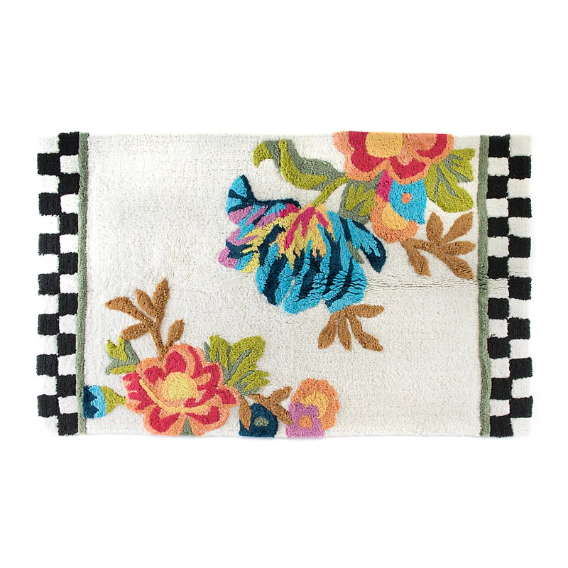 MacKenzie-Childs Flower Market Standard Bath Rug