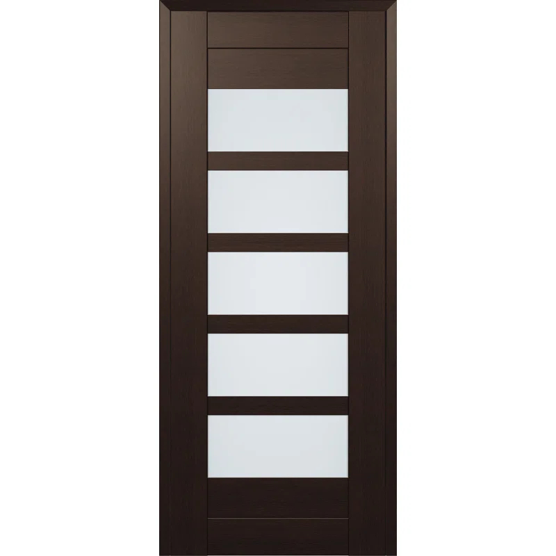 Belldinni Avon 07-07 Panelled Manufactured Wood and Glass Interior Door Slab