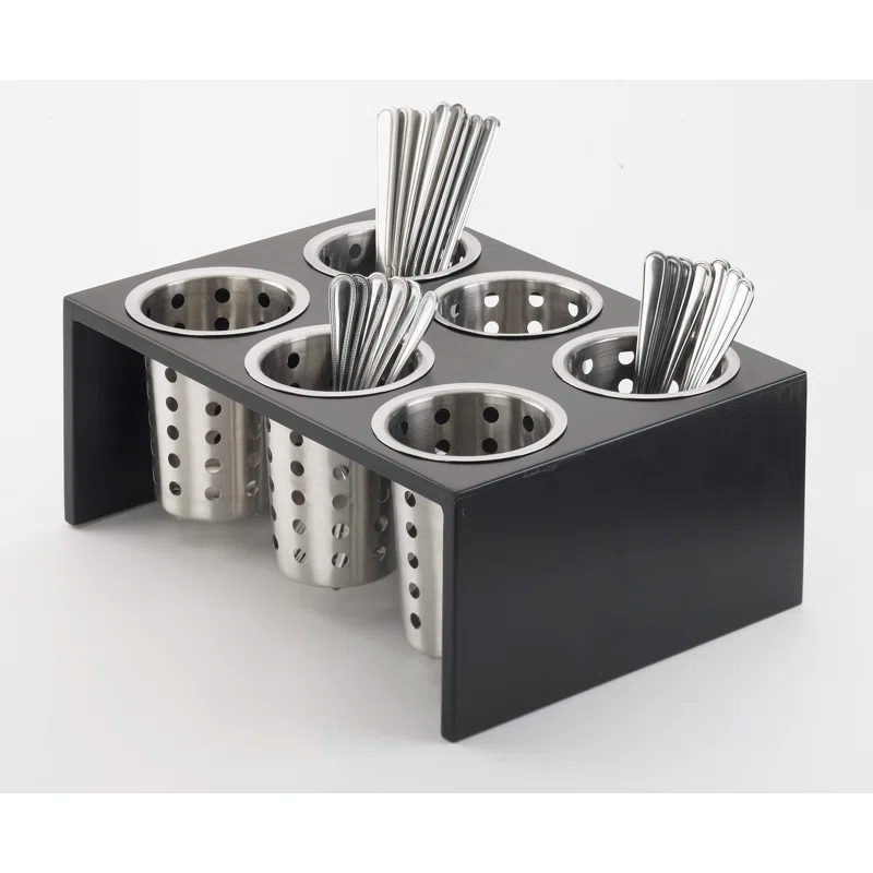 Cal-Mil 6-Cylinder Horizontal Flatware / Condiment Display