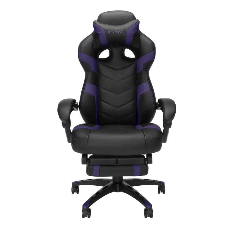 Respawn RESPAWN 110 Pro Gaming Chair - Gaming Chair with Footrest, Reclining Gaming Chair, Video Gaming Computer Desk Chair, Adjustable Desk Chair, Gaming Chairs For Adults With Headrest Pillow