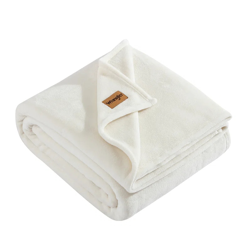 Wrangler Ultra Soft Plush Fleece Cozy Bed Blanket