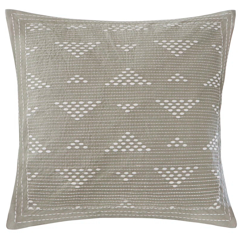INK+IVY Square Cotton Pillow Cover & Insert