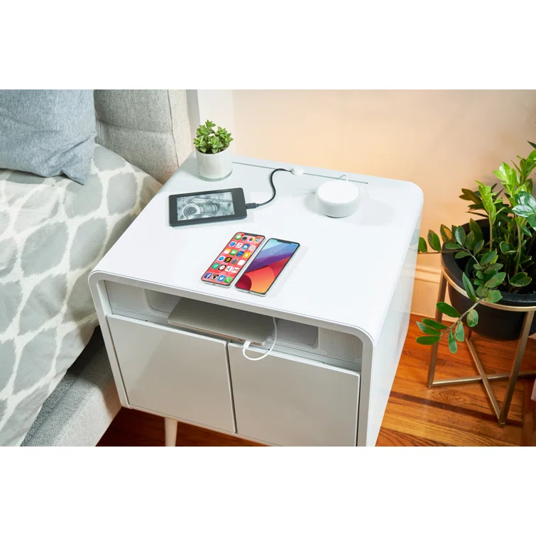 Sobro Sobro Smart End Table with Built-In Outlets