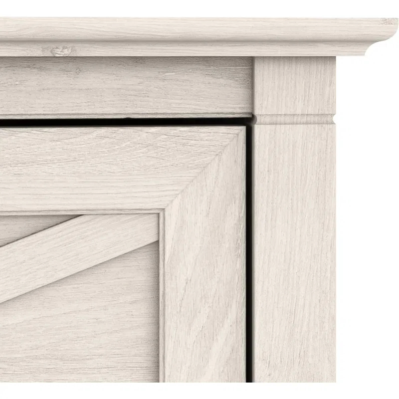 Inbox Zero 2 Drawer Lateral File Cabinet In Linen White Oak | Document Storage For Home Office | Accent Chest With Drawers