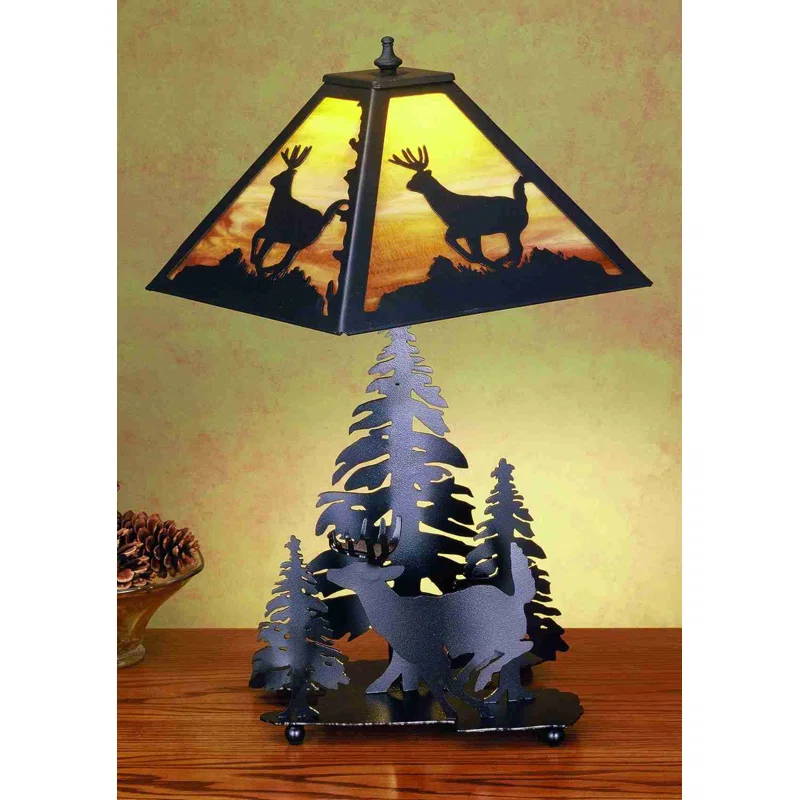 Meyda Lighting Rustic Lodge Metal Novelty Lamp