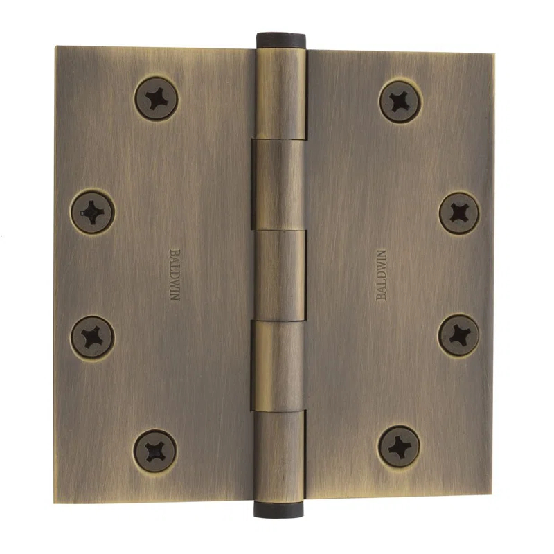 Baldwin 4.5" H x 4.5" W Butt Bearing Single Door Hinge