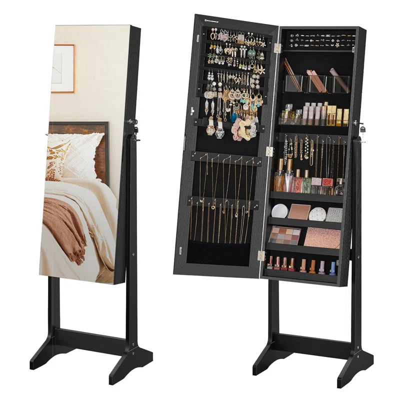 Songmics 16.2'' Wide Freestanding Jewelry Armoire