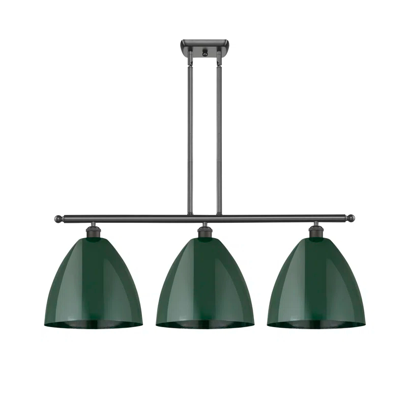 Plymouth Dome 3 - Light Kitchen Island Pendant