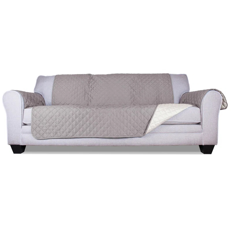 FurHaven Reversible Water-Resistant Small Sofa Loveseat Cover Furniture Protector