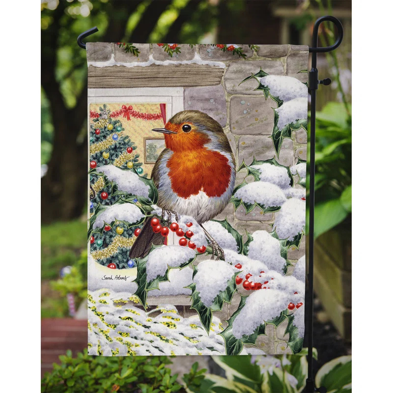 Caroline's Treasures Double Sided 15'' H x 11'' W Polyester Animal Garden Flag