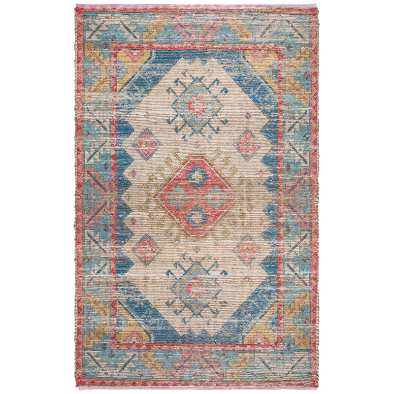 Bungalow Rose Joppatowne Hand Loomed Performance Oriental Rug