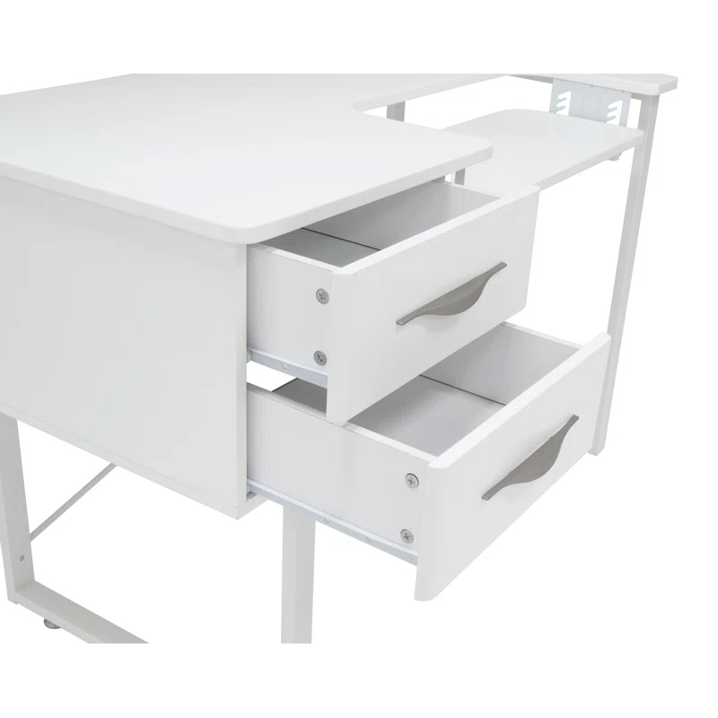 Sew Ready 47.25'' x 23.5'' Sewing Table with Sewing Machine Platform