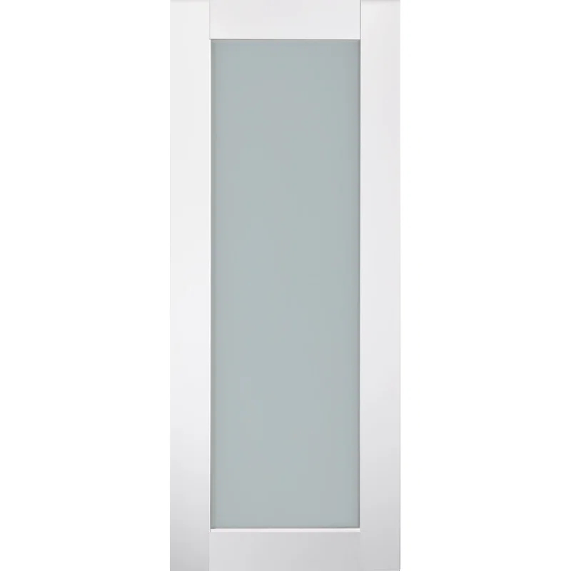 Belldinni Smart Pro 207 Manufactured Wood and Glass Prefinished Paneled Interior Door Slab