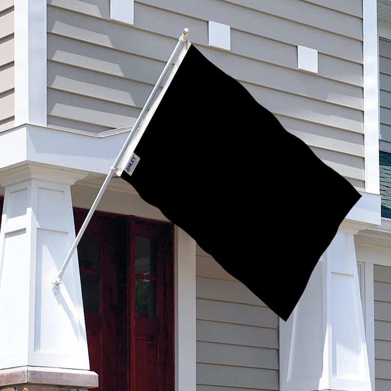 ANLEY Solid Purple Black Blue Red Green Flag Polyester 36 x 60 in. House Flag