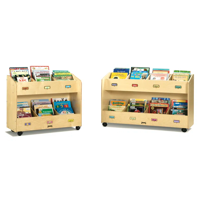 Jonti-Craft Jonti-Craft® Mobile 8-Section Book Organizer