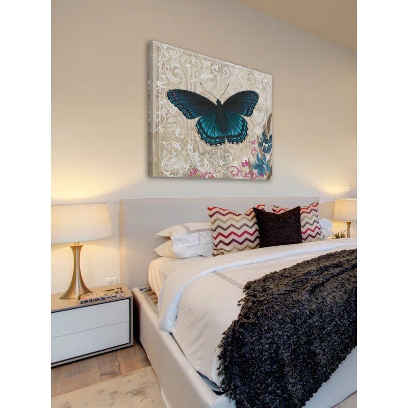 Marmont Hill " A Dark Blue Butterfly " by Alan Hopfensperger