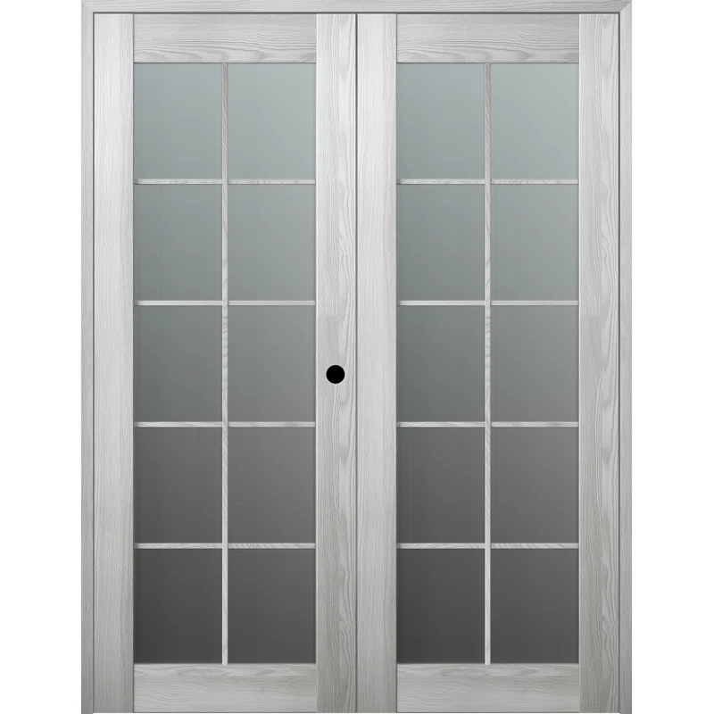 Belldinni Avon 10 Lite Solid + Manufactured Wood Paneled French Doors