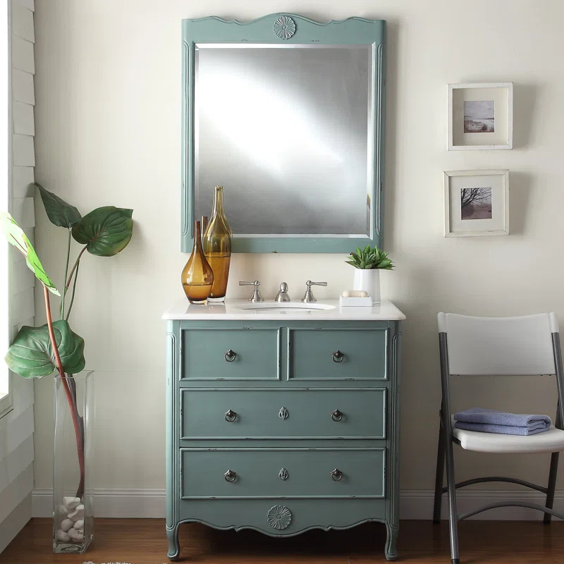 Canora Grey Medina 34'' Free Standing Single Bathroom Vanity Set