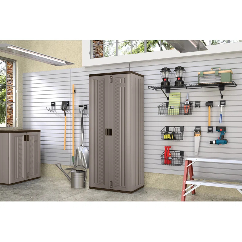 Suncast 72" H x 30" W x 20.25" D Storage Cabinet