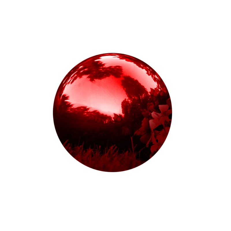 The Holiday Aisle® Champlain Metal Abstract Gazing Ball
