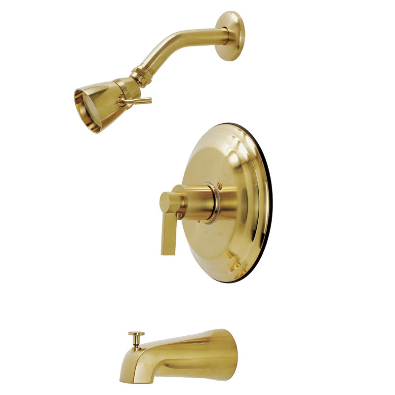 Kingston Brass KB3637NDL Kingston Brass NuvoFusion Single-Handle Pressure Balanced Tub and Shower Faucet