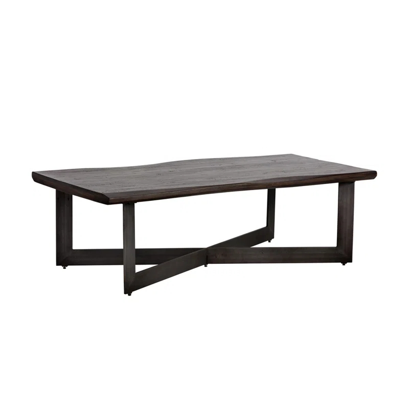 Metivier Solid Wood Top Coffee Table