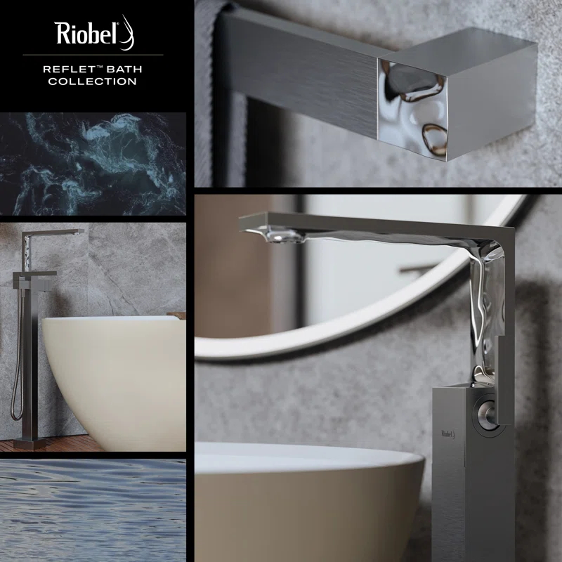 Riobel RFL01BN Reflet Single Handle Tall Lavatory Faucet