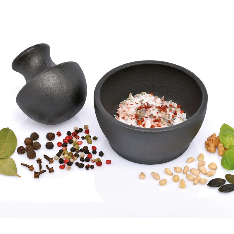 Manu Metal Mortar And Pestle Set