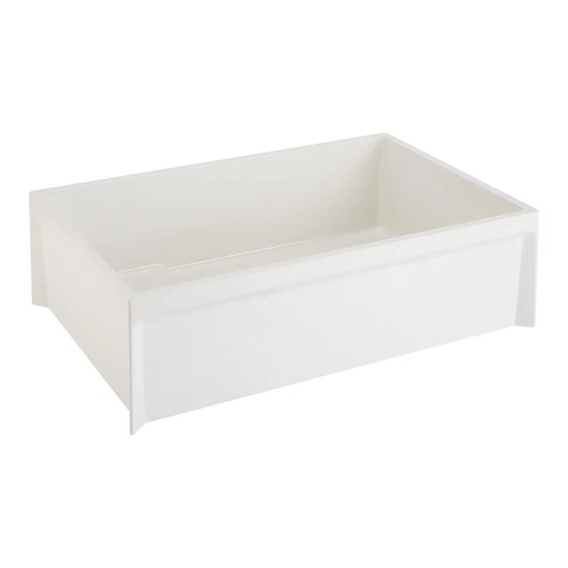 Signature Hardware Linwald 36" Free Standing Single Basin Stone Composite Dog Washing Station