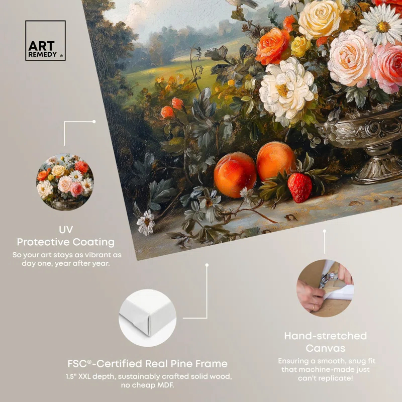 Art Remedy Dreamscape Flora II Canvas Classic Floral Art by Art Remedy
