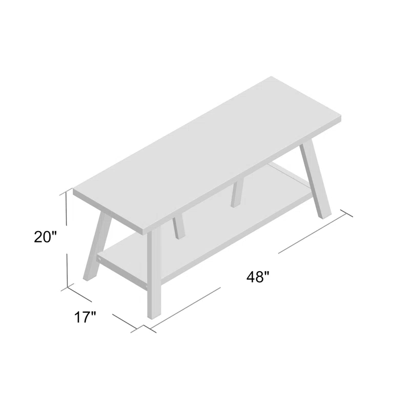 Simpli Home Dylan Solid Wood Storage Bench