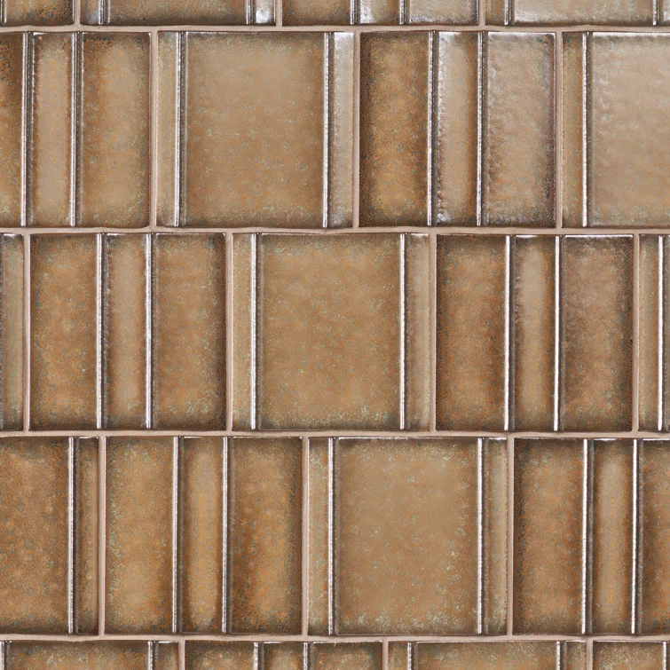 Ivy Hill Tile Metaru 5.82 In. X 5.82 In. 3D Metallic Look Matte Porcelain Wall Tile (7.82 Sq. Ft. / Case)