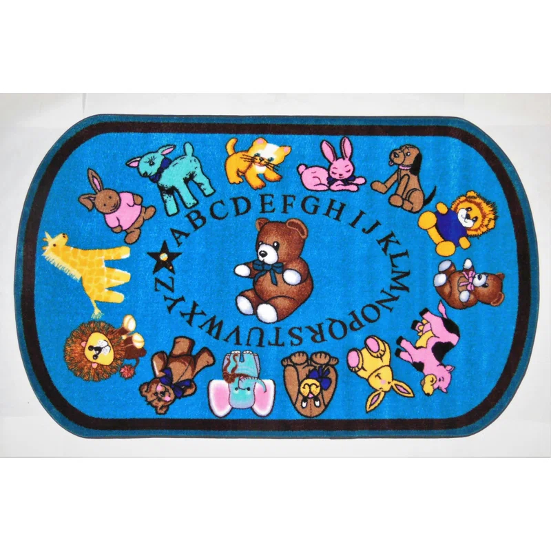 Kids World Carpets Blue Area Rug