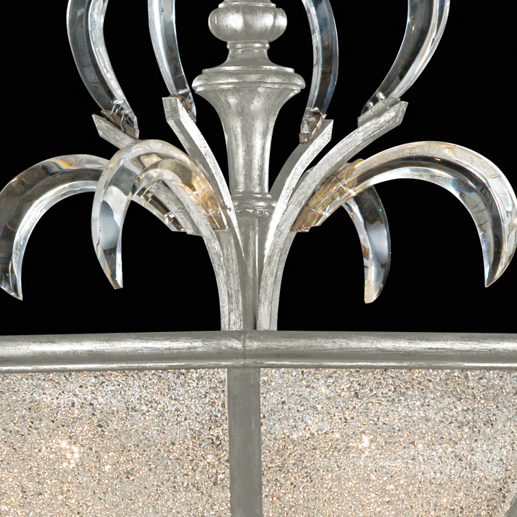 Fine Art Handcrafted Lighting Beveled Arcs Semi Flush Mount