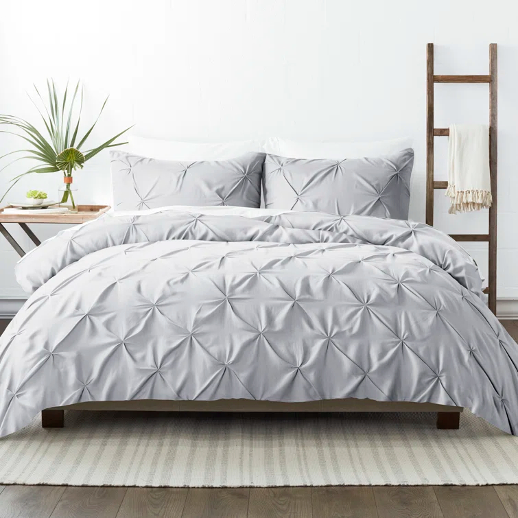 Becky Cameron Pinch Pleat Textured Duvet Cover Set