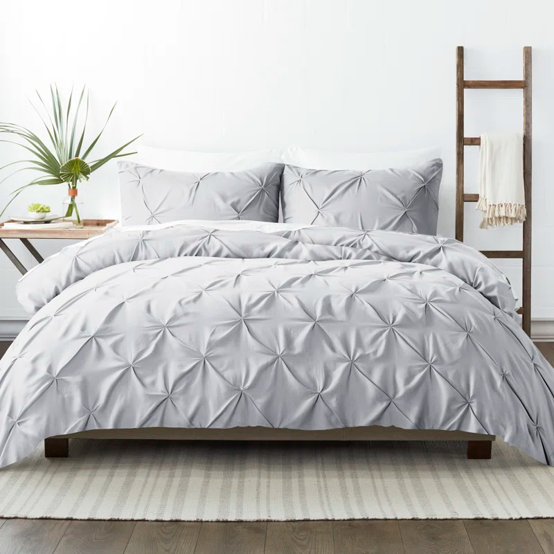 Becky Cameron Pinch Pleat Textured Duvet Cover Set