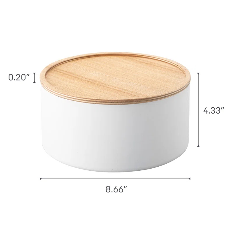 Yamazaki Home Rin Metal Storage Bin