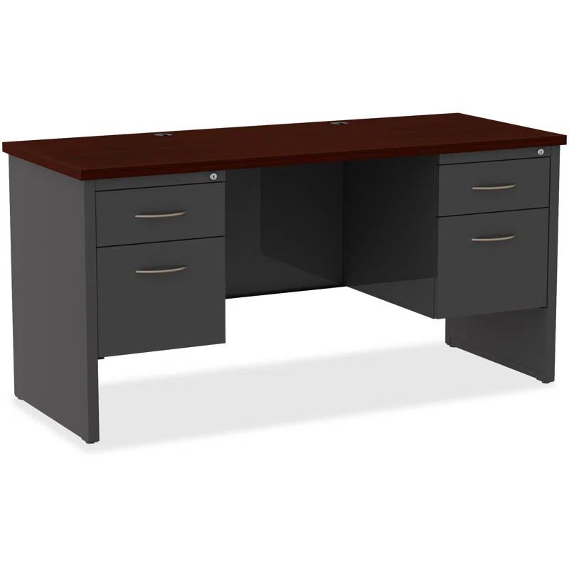 Lorell Fortress Metal Base Executive Desk