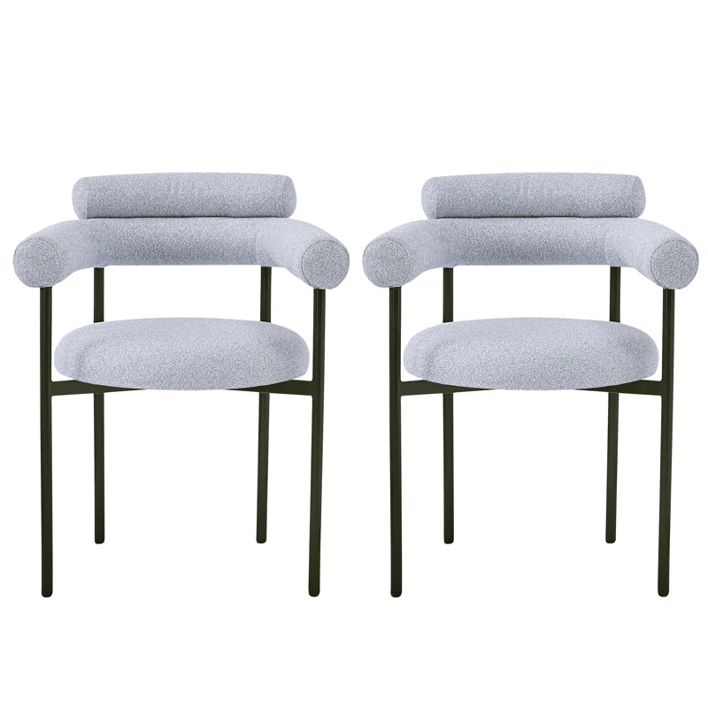 Christopher Knight Home Rylan Upholstered Armchair Dining Chairs