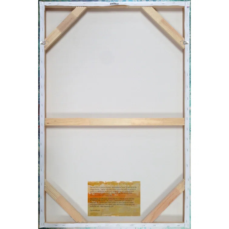 Highland Dunes " Coastal Floral Frenzy IV Premium " by Alan Hopfensperger