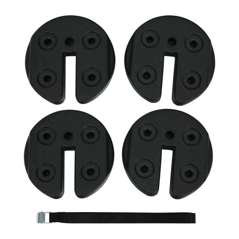 Gymax Gymax Black Plastic Weight (Set of 4)