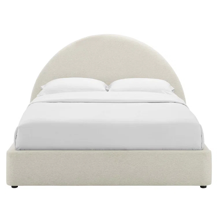 Modway Resort Performance Velvet Arched Round Platform Bed