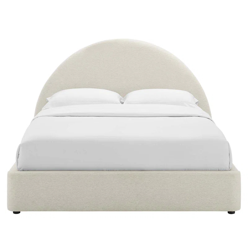 Modway Resort Performance Velvet Arched Round Platform Bed