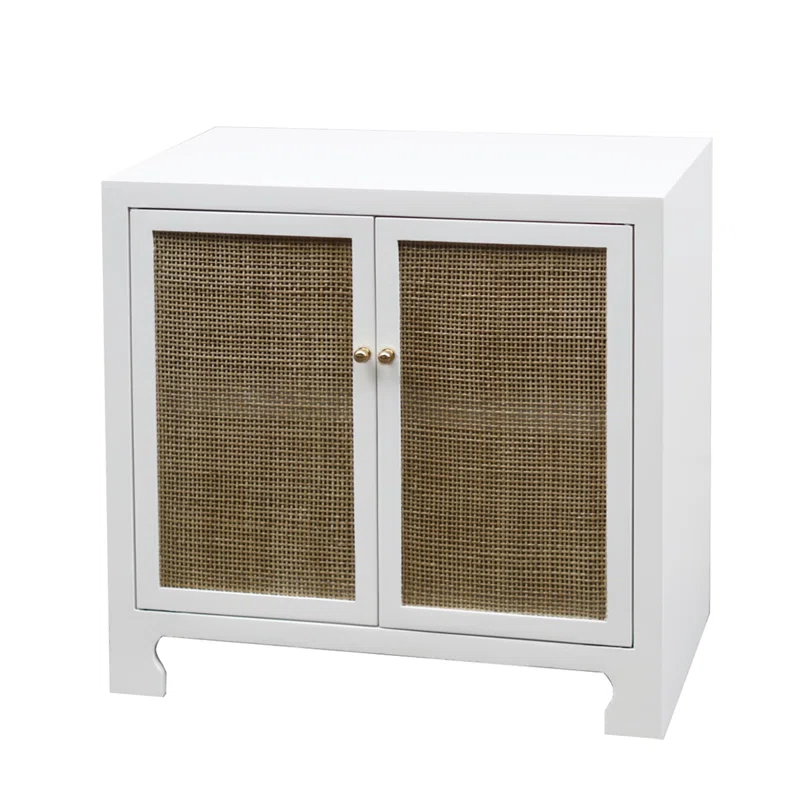 Worlds Away Alden Solid Wood Accent Cabinet