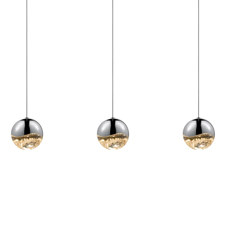 SONNEMAN Grapes 3 - Light LED Kitchen Island Pendant