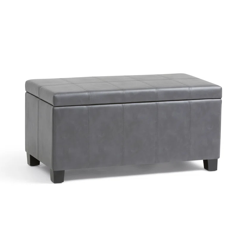 Simpli Home Dover Storage Ottoman Bench,Assembled