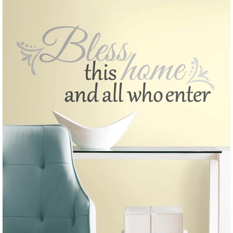 Winston Porter Text & Numbers Non-Wall Damaging Wall Decal
